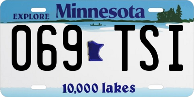 MN license plate 069TSI