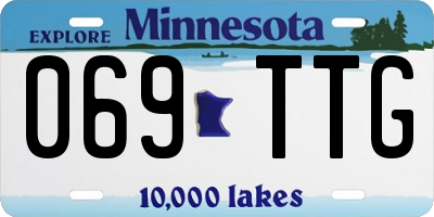 MN license plate 069TTG