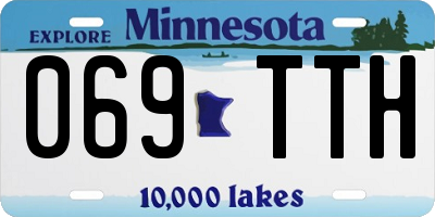 MN license plate 069TTH