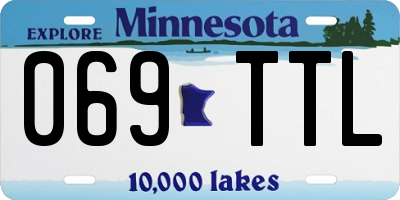 MN license plate 069TTL