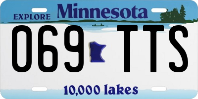 MN license plate 069TTS