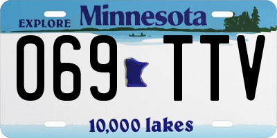 MN license plate 069TTV