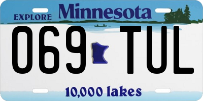MN license plate 069TUL