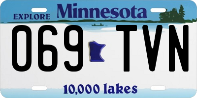 MN license plate 069TVN