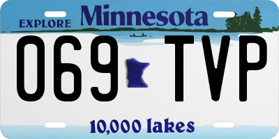 MN license plate 069TVP