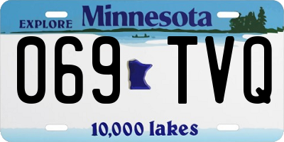 MN license plate 069TVQ