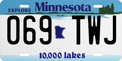 MN license plate 069TWJ