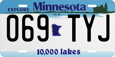 MN license plate 069TYJ