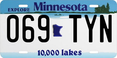 MN license plate 069TYN