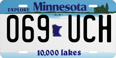 MN license plate 069UCH