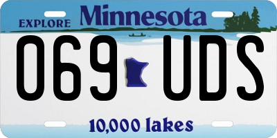 MN license plate 069UDS
