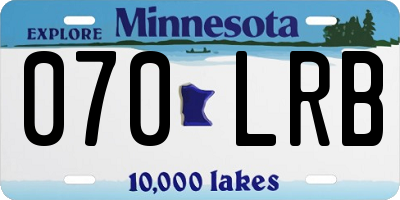 MN license plate 070LRB