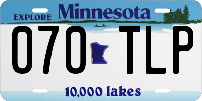 MN license plate 070TLP