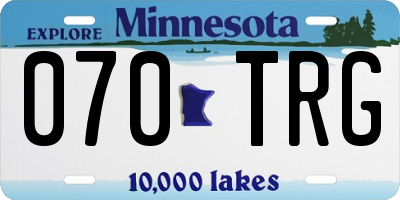 MN license plate 070TRG