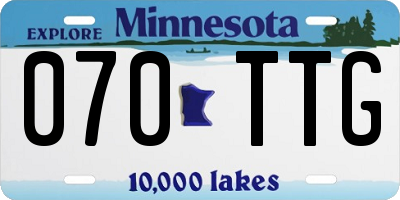 MN license plate 070TTG
