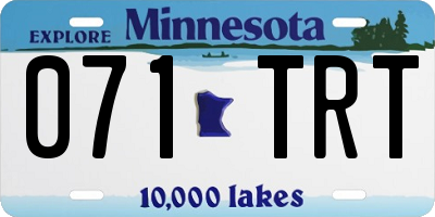 MN license plate 071TRT