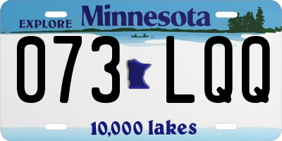 MN license plate 073LQQ