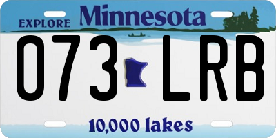 MN license plate 073LRB