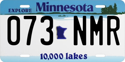 MN license plate 073NMR