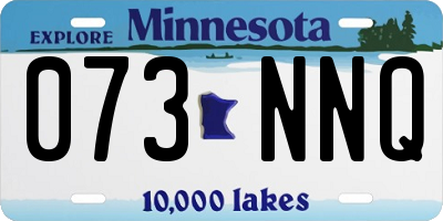 MN license plate 073NNQ