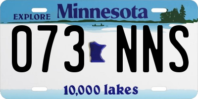 MN license plate 073NNS
