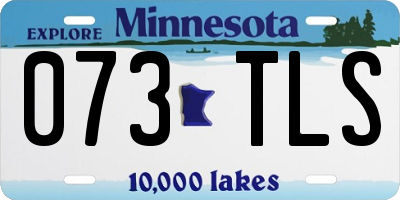 MN license plate 073TLS