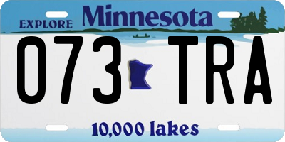 MN license plate 073TRA