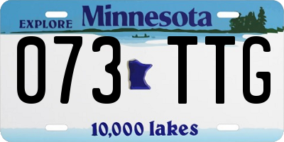 MN license plate 073TTG