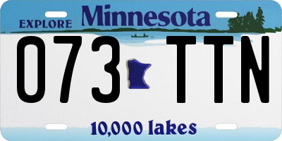 MN license plate 073TTN