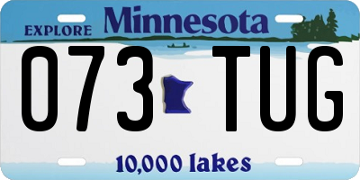 MN license plate 073TUG
