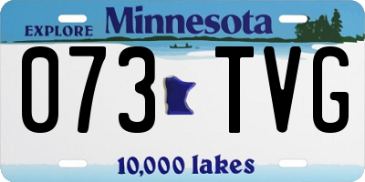 MN license plate 073TVG