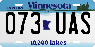 MN license plate 073UAS