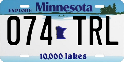 MN license plate 074TRL