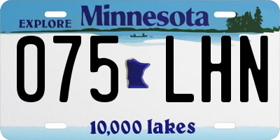 MN license plate 075LHN