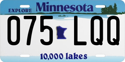 MN license plate 075LQQ