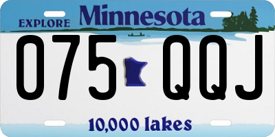 MN license plate 075QQJ