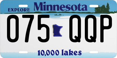 MN license plate 075QQP