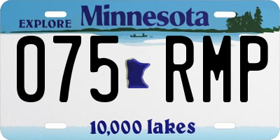 MN license plate 075RMP