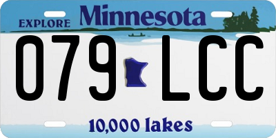 MN license plate 079LCC