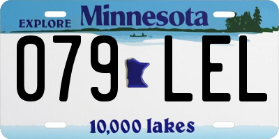 MN license plate 079LEL