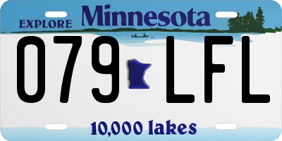 MN license plate 079LFL