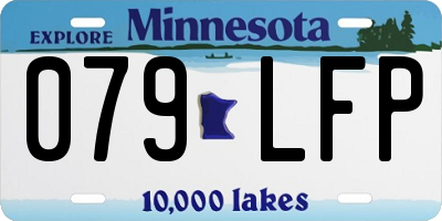 MN license plate 079LFP