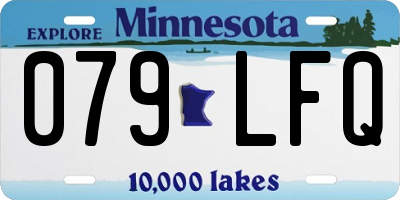 MN license plate 079LFQ