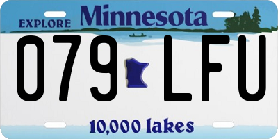 MN license plate 079LFU