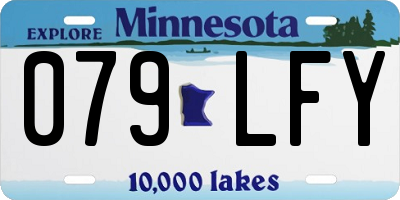 MN license plate 079LFY