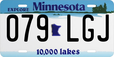 MN license plate 079LGJ