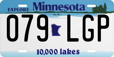 MN license plate 079LGP