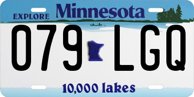 MN license plate 079LGQ