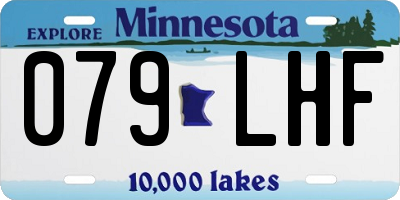 MN license plate 079LHF