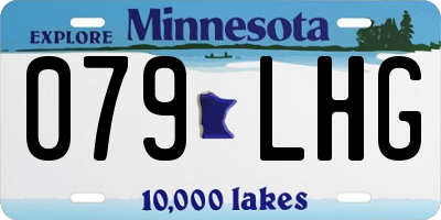 MN license plate 079LHG